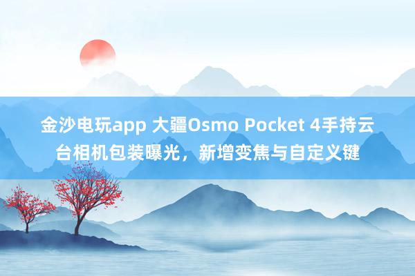 金沙電玩app 大疆Osmo Pocket 4手持云臺(tái)相機(jī)包裝曝光，新增變焦與自定義鍵