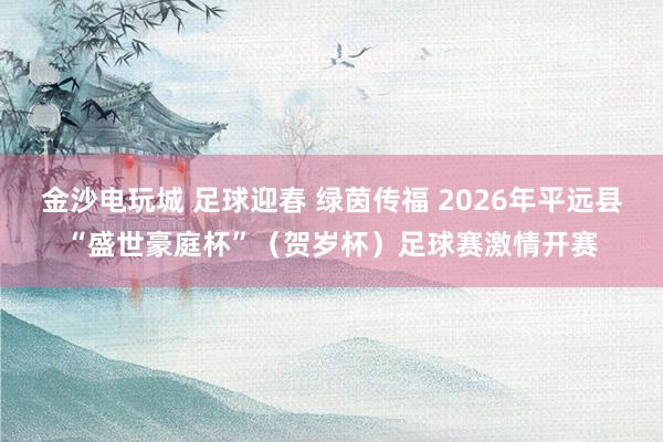 金沙電玩城 足球迎春 綠茵傳福 2026年平遠(yuǎn)縣“盛世豪庭杯”(賀歲杯)足球賽激情開賽